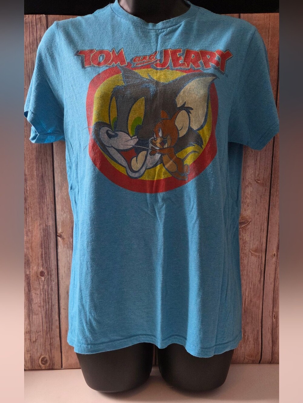 Tom And Jerry Light Short Sleeve Graphic Tee